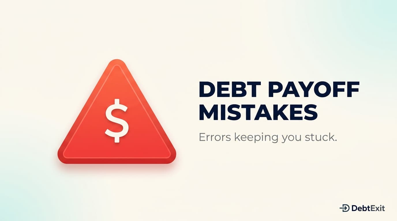 5 Debt Payoff Mistakes That Keep You Stuck