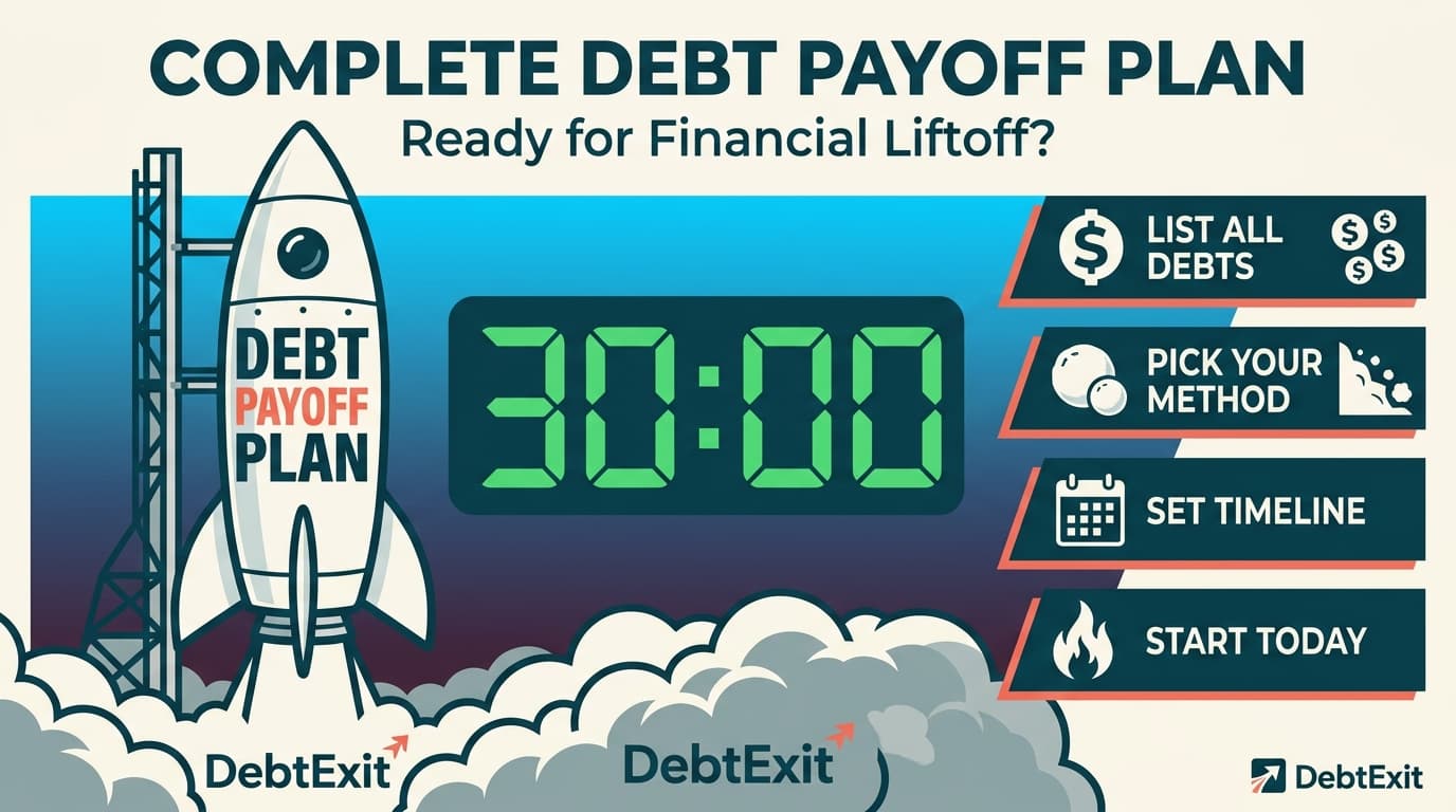Create a Debt Payoff Plan in 30 Minutes (Free Guide)